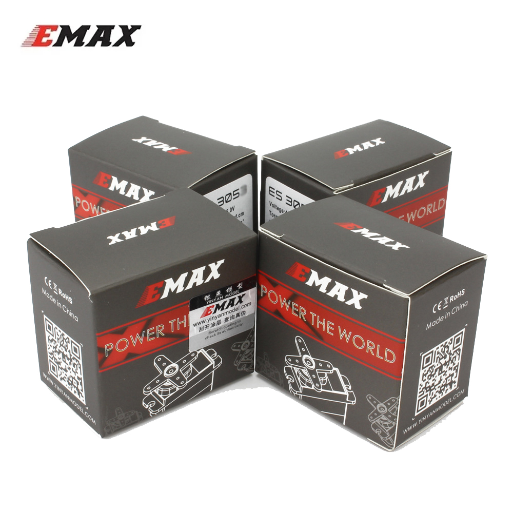 Rc Helicopter Servo - 4pcs EMAX ES3054 ES3004 ES3001 4.8-6.0V