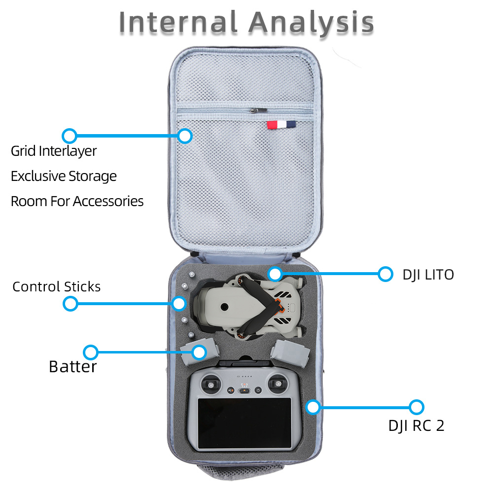 For DJI Lito 1/Lito X1 Portabl - Rc Helicopter Bag recension och pris