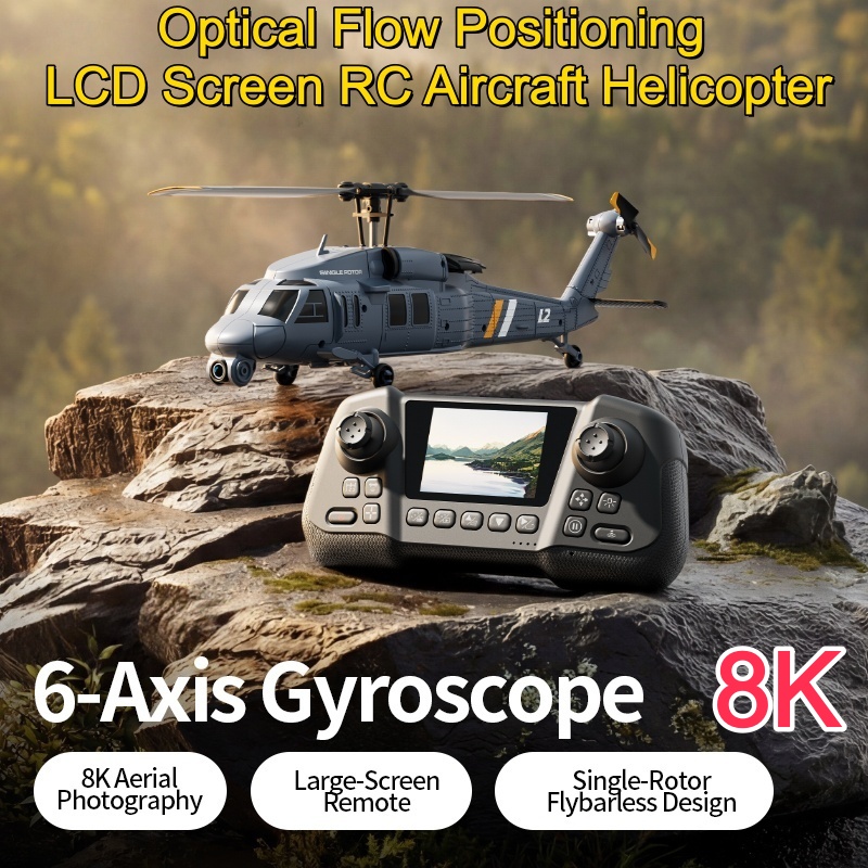 8K Flybarless Optical Flow Hov - Rc Helicopter Nitro recension och pris