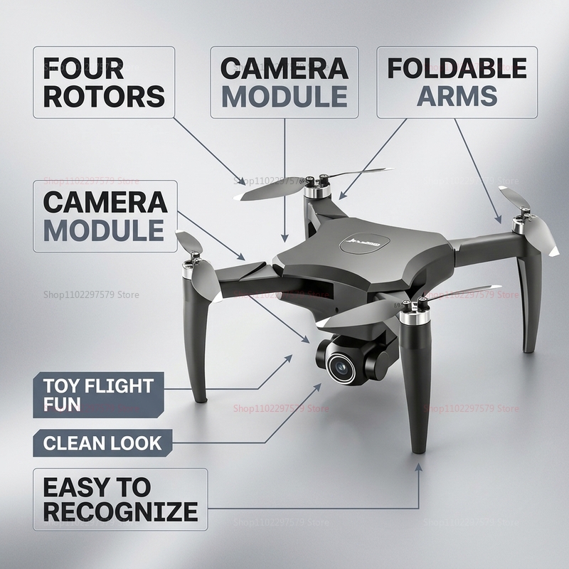 YL01 Mini Drone 8K Camera Prof - Rc Helicopter Large recension och pris