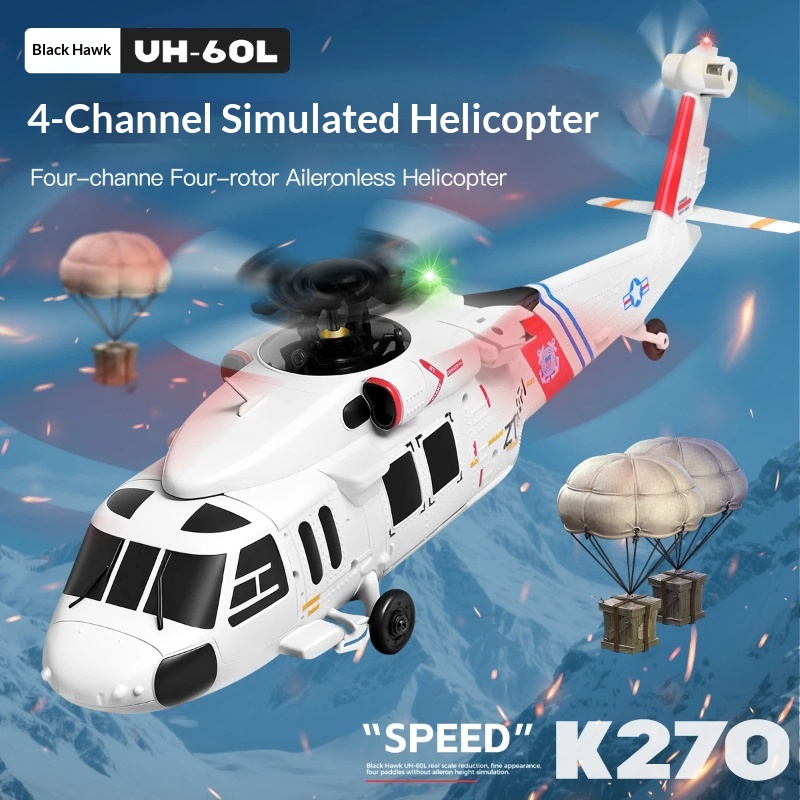Wltoys K270 Black Hawk Uh 60l  - Rc Helicopter Large recension och pris
